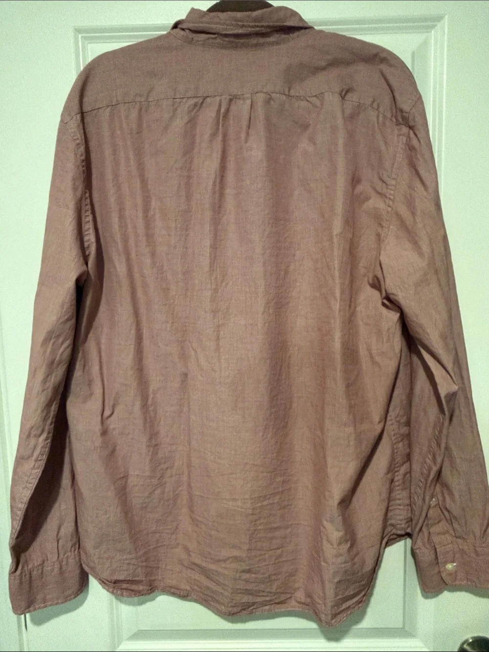 J. Crew Men’s Long-Sleeve Button-Down Shirt - Dusty Rose